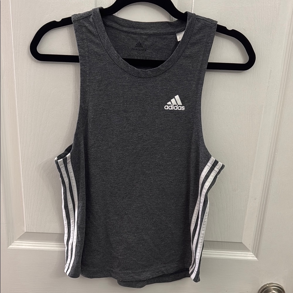 Adidas Primegreen Dark Gray Muscle Tank
